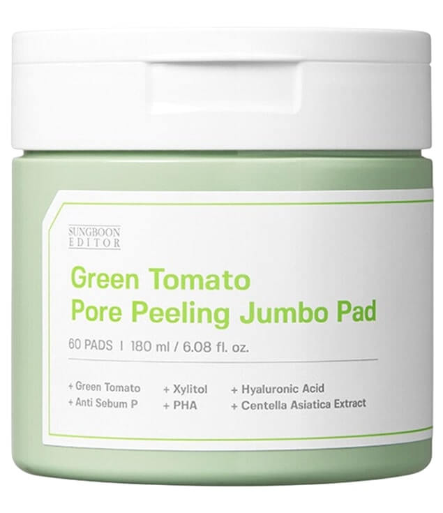 SUNGBOON | GREEN TOMATO PORE PEELING JUMBO PAD